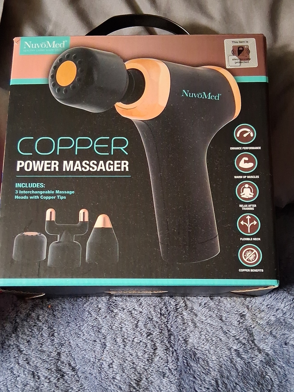 Copper Power Massager - Black & Copper